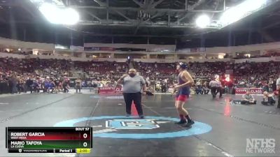 5A 152 lbs Champ. Round 1 - Mario Tafoya, La Cueva vs Robert Garcia, West Mesa