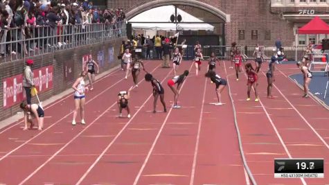 High School Girls' 4x100m Relay Event 108, Prelims 10