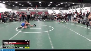 70 lbs Placement Matches (8 Team) - Collin Bagdonas, Team Ohio (OH) vs Jackson Mills, Aggression Legionaries