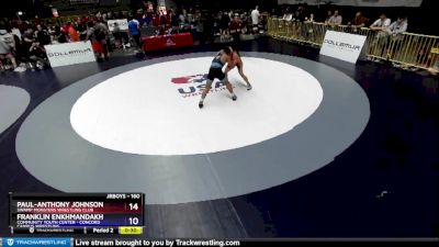 145 lbs Cons. Round 2 - Arnulfo Leon, Golden Valley (Bakersfield) High School Wrestling vs Ethan Gonzalez, G-Style Wrestling Club