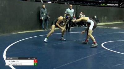 133 lbs Consi of 8 #1 - Scott Parker, Lehigh vs Josh Finesilver, Duke