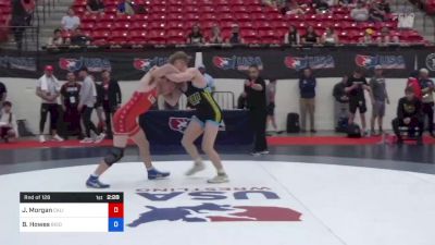 74 kg Rnd Of 128 - Jackson Morgan, California vs Brendan Howes, Bison Wrestling Club