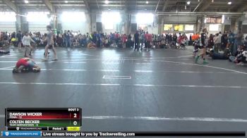 56 lbs Round 2 - Dawson Wicker, POWA vs Colten Becker, Team Germantown