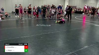 63 lbs Cons. Round 2 - Jax Majer, Canes Wrestling Club vs Liam Crousillac, Alabama