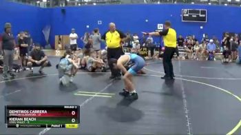 100 lbs Round 2 (6 Team) - Demitiros Carrera, American Gladiators vs Kieran Beach, Steel Valley