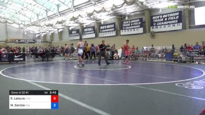 65 kg Consi Of 32 #1 - Ryan Leisure, Cyclone Regional Training Center vs Matt Santos, Michigan State