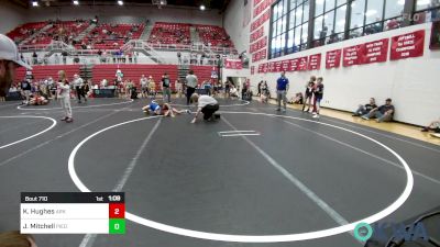 80 lbs Round Of 16 - Kysen Hughes, Ark City Takedown vs Jax Mitchell, Piedmont