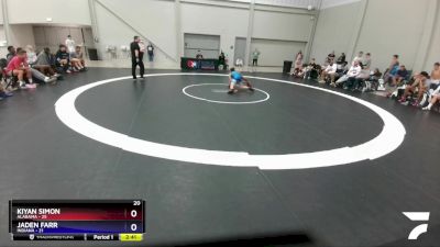 113 lbs Round 1 (8 Team) - Kiyan Simon, Alabama vs Jaden Farr, Indiana