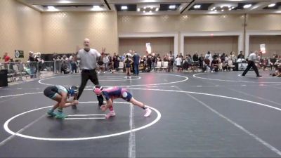 72 lbs Consi Of 8 #1 - Kara Martinez, Tuff Kidz vs Giuliana Smith, JFLO Trained