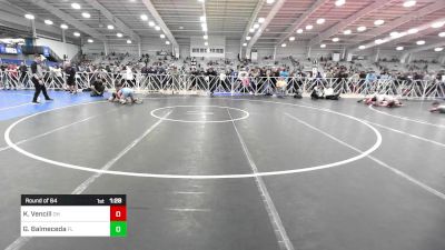 160 lbs Round Of 64 - Kyle Vencill, OH vs Gavin Balmeceda, FL