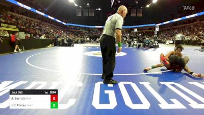 126 lbs Consi Of 16 #2 - Jaime Serrato, Highland (SG) vs David Fletes, Canyon Springs