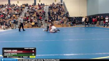 197 lbs Champ. Round 1 - Richard Jones, Ridgewater Community College vs Martin Prieto, Rochester-CTC