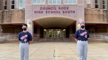 Council Rock South Marching Band performing BATTER UP! on 10-31-20