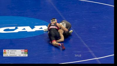 174 lb Quarterfinal, Mikey Labriola, Nebraska vs Peyton Mocco, Missouri