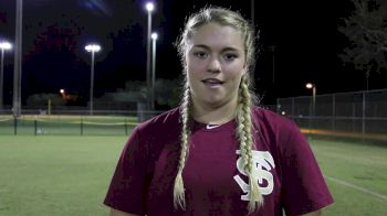 Cassidy Davis Reaction to Win Over Florida