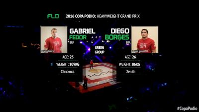 Diego Borges vs Gabriel Lucas Copa Podio 2016 Heavyweight Grand Prix