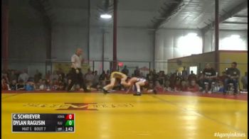 106 Finals - Cullan Schriever, Iowa vs Dylan Ragusin, Illinois