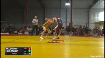 160 Finals - Joel Shapiro, Iowa vs Johnny Mologousis, Illinois