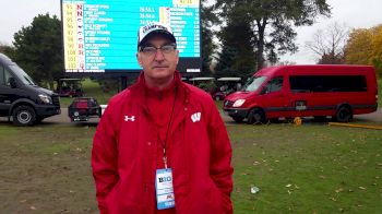 Mick Byrne after the Wisco men got their Big 10 crown back