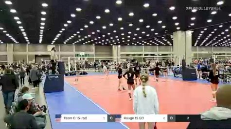 Team D 15-red vs Rouge 15 GO - 2022 JVA World Challenge presented by Nike - Expo Only