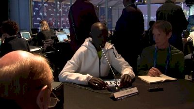 Lucas Rotich talks training before NYC Marathon