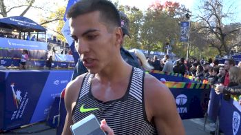 Donn Cabral after third straight Abbot Dash 5K