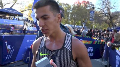 Donn Cabral after third straight Abbot Dash 5K