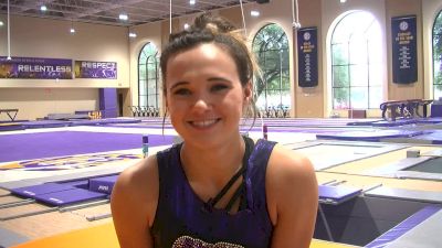 Senior Ashleigh Gnat on Leadership & Watching the Team Grow - LSU Fall Intrasquad 2016