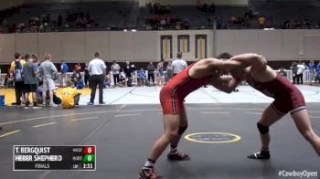 184 Finals - Taylor Bergquist, Western State Colorado University vs Heber Shepherd, Northwest College