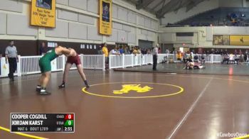 285 3rd Place - Cooper Cogdill, Chadron State vs Jordan Karst, Utah Valley University