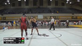 285 Finals - Robert Winters, Unattached vs Odgerek Batkhishig, Northwest Kansas Technical College