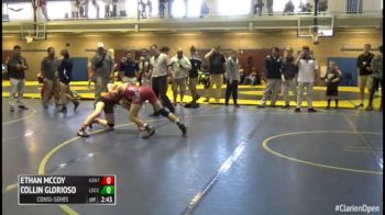 141 Consi-Semis - Ethan McCoy, Kent State - Unattached vs Collin Glorioso, Lock Haven University-Unattached