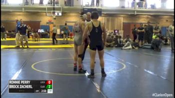 141 Finals - Ronnie Perry, Lock Haven University vs Brock Zacherl, Clarion