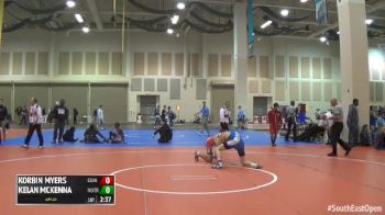 133-FS 5th Place - Korbin Myers, Edinboro University vs Kelan Mckenna, Notre Dame College