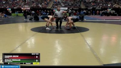 132 lbs Cons. Round 1 - Zander Grow, Capital vs Ronan Minnaar, Bend Senior