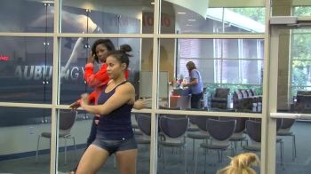 Samantha Cerio 1-Pass Floor Routine + Tumbling - Auburn Fall Visit 2016