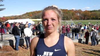 Elinor Purrier after winning NCAA northeast region