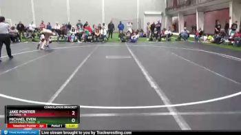 138 lbs Cross Bracket (8 Team) - Jake Pontier, All Stars vs Michael Even, South Dakota Mania