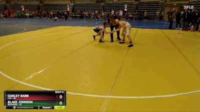 130 lbs Semis & 1st Wrestleback (8 Team) - Oakley Babb, LSH vs Blake Johnson, Brainerd