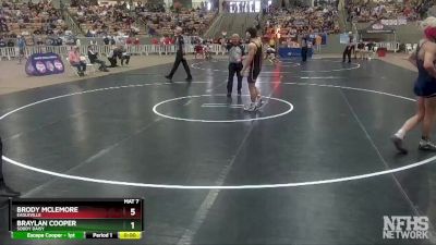 A 285 lbs Semifinal - Caleb Wolfe, Pigeon Forge vs Caleb Turner, Knoxville Halls