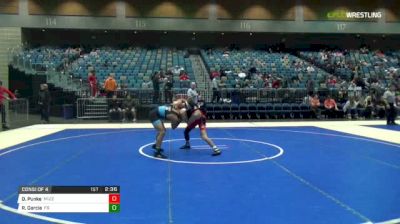 125 lbs Consi of 4 - Dack Punke, UN-Missouri vs Robert Garcia, UN-Fresno State