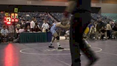 133lbs Cory VomBaur Wyoming- vs. Mike Rappo North Carolina-