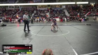 40 lbs Cons. Semi - Skarlette Bailey, Junction City vs Malinah Witt, Manhattan