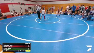 90 lbs Round 4 (6 Team) - Tanner Bolt, Kansas Silver vs Cash Bratt, Chickasha