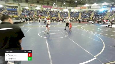 85 lbs Quarterfinal - Leticia Flores, Pomona Elite vs Liam Felker, Severance WC