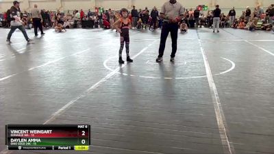 56 lbs Round 3 (6 Team) - Mazin Hmidan, Donahue WA vs Deacon Markijohn, Rambler WC