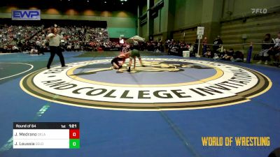 108 lbs Round Of 64 - Jordan Medrano, Delano Diablos vs Joseph Loussia, Gold Rush Wrestling Academy