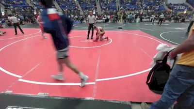 130 lbs Consi Of 8 #2 - Brody Makloski, Boltz Middle School vs Elias Mora, Brush Middle School