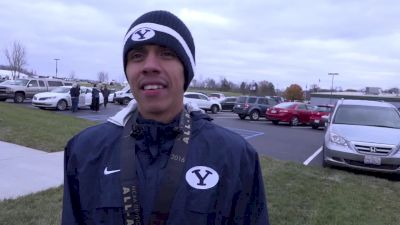 Nico Montanez of BYU cracked the top ten despite never breaking 14:30