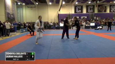 Dominyka Obelenyte vs Laurah Hallock IBJJF 2016 New York BJJ Pro